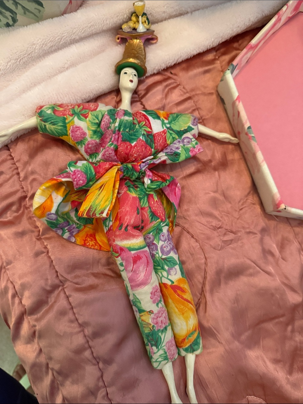 Poupees by Isabelle porcelain beanbag doll